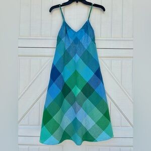 Blue and green GAP dress, size S